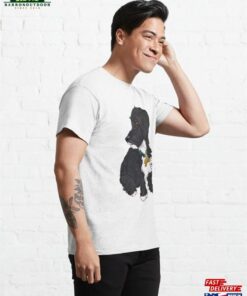 Black Dog With A Green Collar And Gold Tag Classic T Shirt Unisex Sweatshirt 4