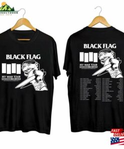 Black Flag My War Tour 2024 Shirt Band Fan Classic Unisex Black Flag My War Tour 2024 Shirt Band Fan Classic Unisex