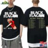 Black Flag Tour 2023 Poster T-Shirt Punk Rock Band Concert Shirt Graphic Hoodie