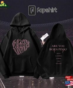 Black Pink Born World Tour 2023 Hoodie Blackpink Concert Sweatshirt Unisex