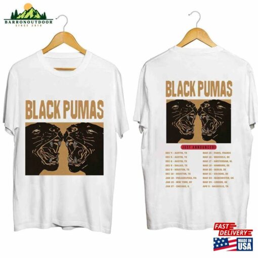 Black Pumas 2023 2024 Tour Shirt Band Fan For T-Shirt Classic