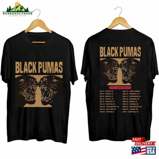 Black Pumas 2023 2024 Tour Shirt Band Fan For T-Shirt Classic