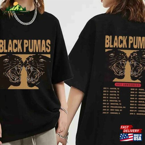 Black Pumas 2023 2024 Tour Shirt Band Fan For Unisex Classic