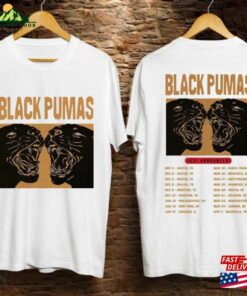 Black Pumas 2023 2024 Tour Unisex T Shirt Gift For Fan Classic Hoodie 1