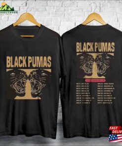 Black Pumas 2023 2024 Tour Unisex T Shirt Gift For Fan Classic Hoodie 3