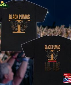 Black Pumas Tour Shirt 2024 2023 Band Fan For Sweatshirt T Shirt 1