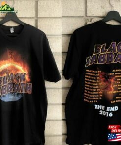 Black Sabbath “Earth” 2016 The End Tour T-Shirt Vintage Gift Tee For Men Women Unisex Classic 1 Black Sabbath