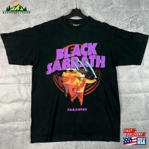 Black Sabbath Paranoid Album T-Shirt Cover Tee Classic Hoodie