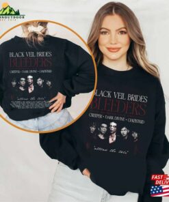 Black Veil Brides 2024 Tour Shirt Band Fan Bleeders Us Unisex T-Shirt 2 Black Veil Brides 2024 Tour Shirt Band Fan Bleeders Us Unisex T Shirt 3
