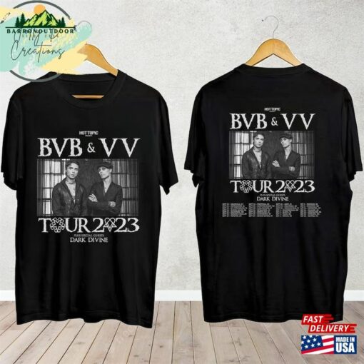 Black Veil Brides And Vv (Ville Valo) Co Headline Tour 2023 Shirt Concert Classic Unisex