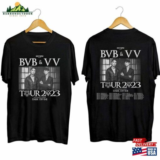 Black Veil Brides And Vv (Ville Valo) Co Headline Tour 2023 Shirt Concert Hoodie Classic