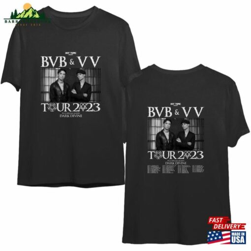 Black Veil Brides And Vv (Ville Valo) Co Headline Tour 2023 Shirt Concert T-Shirt Hoodie