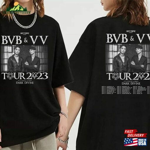 Black Veil Brides And Vv (Ville Valo) Co Headline Tour 2023 Shirt Concert Unisex Classic