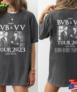Black Veil Brides And Vv (Ville Valo) Co Headline Tour 2023 Shirt Concert Unisex Hoodie 1 Black Veil Brides And Vv Ville Valo Co Headline Tour 2023 Shirt Concert Unisex Hoodie 2