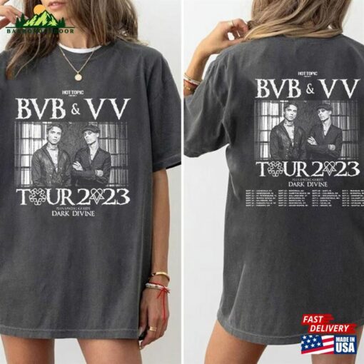 Black Veil Brides And Vv (Ville Valo) Co Headline Tour 2023 Shirt Concert Unisex Hoodie