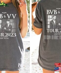Black Veil Brides And Vv (Ville Valo) Co Headline Tour 2023 Shirt Concert Unisex Hoodie 2 Black Veil Brides And Vv Ville Valo Co Headline Tour 2023 Shirt Concert Unisex Hoodie 3