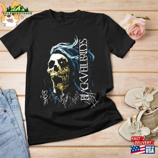 Black Veil Brides Music Band T-Shirt Bvb Rock Shirt Skull Restitch Sweatshirt Hoodie