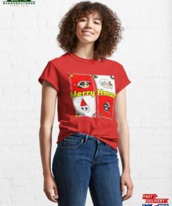 Black White Boy Merry Christmas Classic T Shirt 1