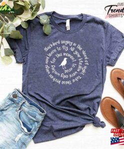 Blackbird Singing In The Dead Of Night Shirt Beatles Unisex T Shirt 3