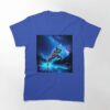 Blacklight Style Saber Toothed Tiger Luminous Leap Classic T-Shirt Hoodie