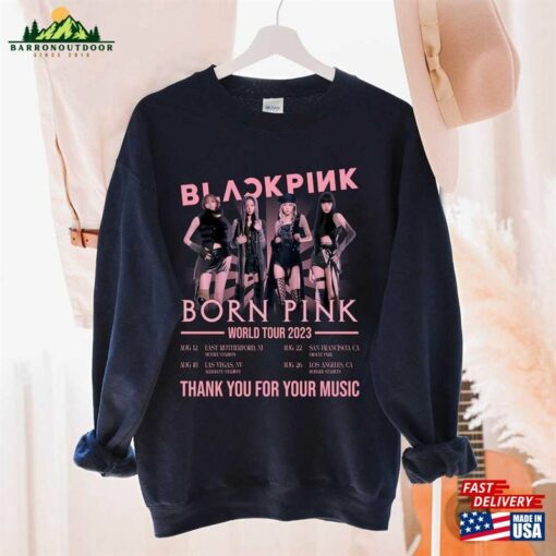 Blackpink Born Pink World Tour 2023 Shirt Kill This Love Unisex T-Shirt