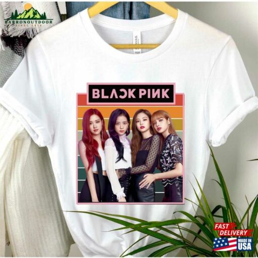 Blackpink Shirt Born Pink Kpop Fan Tee T-Shirt Hoodie