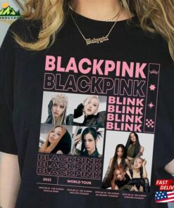 Blackpink Shirt Born Pink Schedule Usa Hoodie T-Shirt