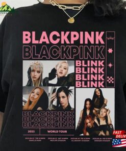 Blackpink Tour Shirt Born Pink World 2023 Classic Sweatshirt