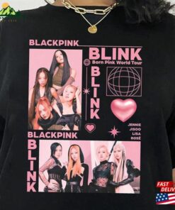 Blackpink Tour Shirt Born Pink World 2023 Sweatshirt Unisex