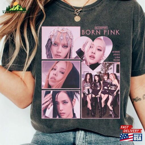 Blackpink Tour Shirt Born Pink World 2023 T-Shirt Classic