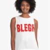 Blegh Dripping Red Sleeveless Top Sweatshirt Unisex
