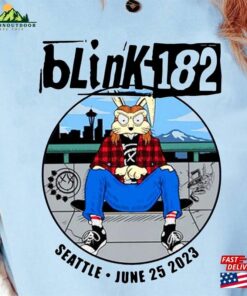 Blink 182 2023 Seattle World Tour Shirt Band Tee Classic Unisex