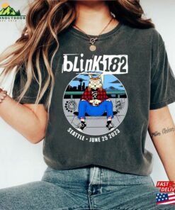 Blink 182 2023 Seattle World Tour Shirt Band Tee Classic Unisex 2 Blink 182 2023 Seattle World Tour Shirt Band Tee Classic Unisex 3