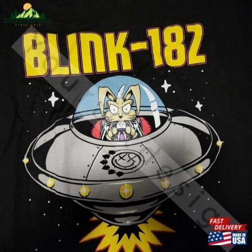 Blink 182 2023 Spaceship Tour Merch The World 2024 Shirt Rock N T-Shirt Hoodie