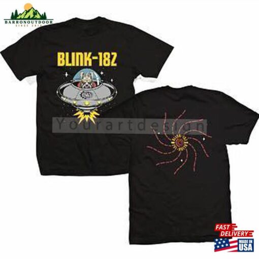 Blink 182 2023 Spaceship Tour Merch The World 2024 Shirt Rock N T-Shirt Hoodie