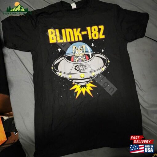 Blink 182 2023 Spaceship Tour Merch The World 2024 Shirt Rock N T-Shirt Hoodie