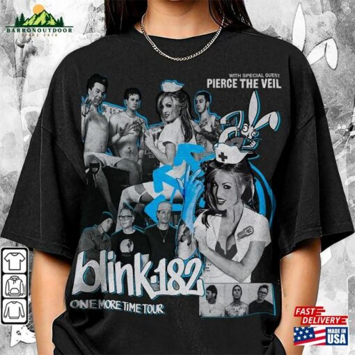 Blink 182 90S Music Shirt Bootleg One More Time Boy Band Vintage Y2k Sweatshirt Unisex Hoodie