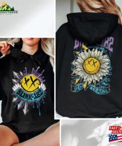 Blink 182 Arrow Smiley Shirt 2 Sides Blink182 The World Tour 2023 Smile Sweatshirt Classic 3 Blink 182 Arrow Smiley Shirt 2 Sides Blink182 The World Tour 2023 Smile Sweatshirt Classic 4