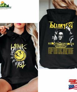 Blink 182 Band T-Shirt 2 Side Tour Date 2023 Shirt Merch Unisex Sweatshirt