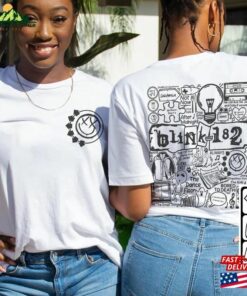 Blink 182 Doodle Art Shirt 2 Side Vintage Merch Album Lyric Sweatshirt Hoodie Unisex 3 Blink 182 Doodle Art Shirt 2 Side Vintage Merch Album Lyric Sweatshirt Hoodie Unisex 4