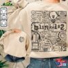 Blink 182 Doodle Art Shirt 2 Side Vintage Merch Album Lyric Sweatshirt Hoodie Unisex Classic