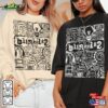 Blink 182 Doodle Art Shirt Vintage Merch Album Lyric Sweatshirt Hoodie Classic