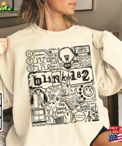 Blink 182 Doodle Art Shirt Vintage Merch Album Lyric Sweatshirt Hoodie Classic