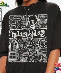Blink 182 Doodle Art Shirt Vintage Merch Album Lyric Sweatshirt Hoodie Classic 2 Blink 182 Doodle Art Shirt Vintage Merch Album Lyric Sweatshirt Hoodie Classic 3