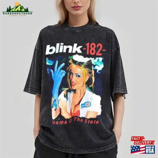 Blink 182 Enema Of The State Album Cover T-Shirt 2023 Tour Vintage 90 Sweatshirt Shirt Unisex