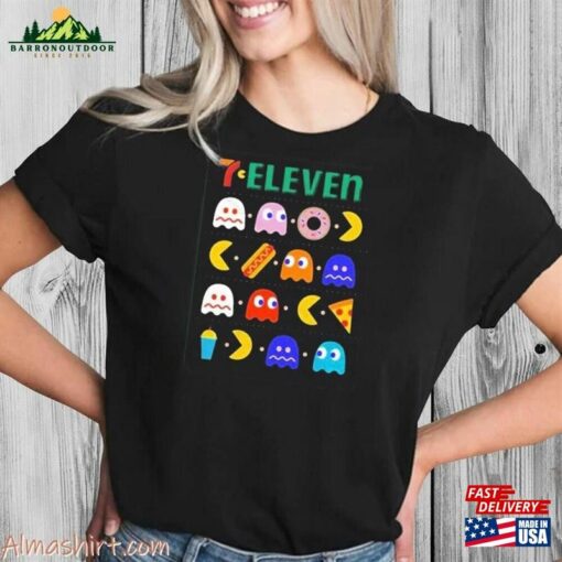 Blink 182 Limited 7 Eleven X Pac Man T-Shirt Vintage Lyric Album Song Music Sweatshirt World Tour 2023 Tee Unisex Classic