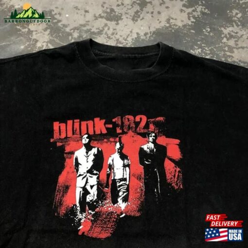 Blink 182 Line Up Punk Rock T-Shirt Band Tee Vintage Sweatshirt Classic