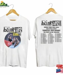 Blink 182 Music Band 2023 T-Shirt World Tour Shirt Gift For Fan Tee Unisex