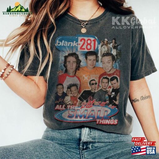 Blink 182 Music Shirt 90S Vintage All The Small Things 2023 Graphic Unisex Tee Tour Sweatshirt T-Shirt Classic