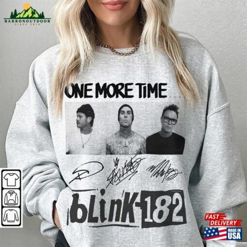 Blink 182 One More Time 90S Music Shirt Bootleg Boy Band Vintage Y2k Sweatshirt Classic